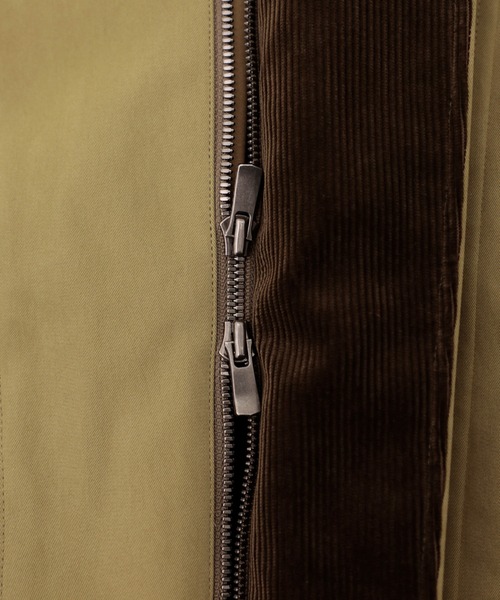 IRENISA(イレニサ)の「【irenisa/イレニサ】別注STAND COLLAR ZIP BLOUSON(ブルゾン・メンズ・ベージュ/ダークグレー・3/2)」の17枚目の写真