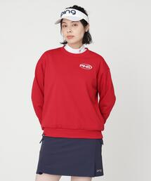 ［PING APPAREL］［吸水速乾・UVケア］10カラーMr.PINGダンシングロゴクルーネックプルオーバー (LADIES)