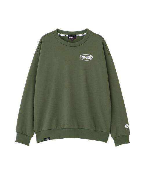 PING（ピン）の「［PING APPAREL］［吸水速乾・UVケア］10カラーMr.PINGダンシングロゴクルーネックプルオーバー (LADIES)（スウェット・レディース・ワイン/レッド/オレンジ/グリーン/シルバー/ブラウン/ゴールド/ホワイト/ブルー/ブラック・L/LL/S/M）」の21枚目の写真