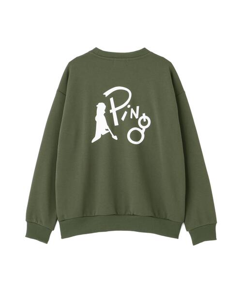 PING（ピン）の「［PING APPAREL］［吸水速乾・UVケア］10カラーMr.PINGダンシングロゴクルーネックプルオーバー (LADIES)（スウェット・レディース・ワイン/レッド/オレンジ/グリーン/シルバー/ブラウン/ゴールド/ホワイト/ブルー/ブラック・L/LL/S/M）」の22枚目の写真