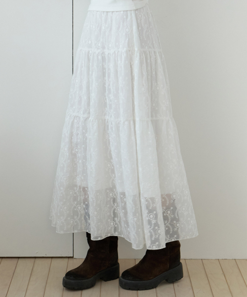 RE_L（リエル）の「エロウェン レーススカート（ホワイト）（スカート・レディース・その他・SMALL/MEDIUM）」の3枚目の写真