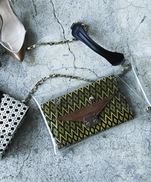 Rick & Roy | 【Rick & Roy】（リックアンドロイ）ビニールクラッチ(ショルダーバッグ)