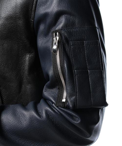 ASTRAET（アストラット）の「ASTRAET（アストラット）GOAT ブルゾン◆（ブルゾン・メンズ・ブラック/ネイビー・ 5/4）」の15枚目の写真