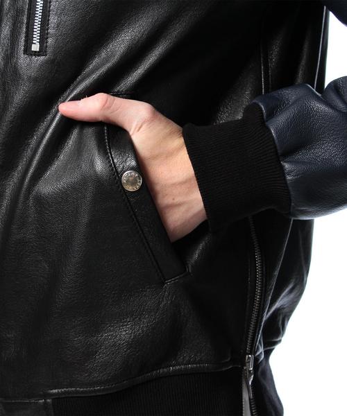 ASTRAET（アストラット）の「ASTRAET（アストラット）GOAT ブルゾン◆（ブルゾン・メンズ・ブラック/ネイビー・ 5/4）」の16枚目の写真