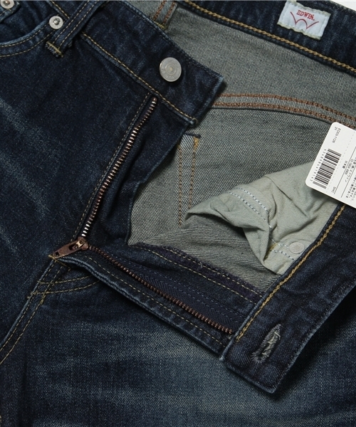 EDWIN(エドウィン)の「【EDWIN】E STANDARD レギュラーストレート アンティークウォッシュ(デニムパンツ・メンズ・インディゴブルー・31inch/32inch/36inch)」の5枚目の写真