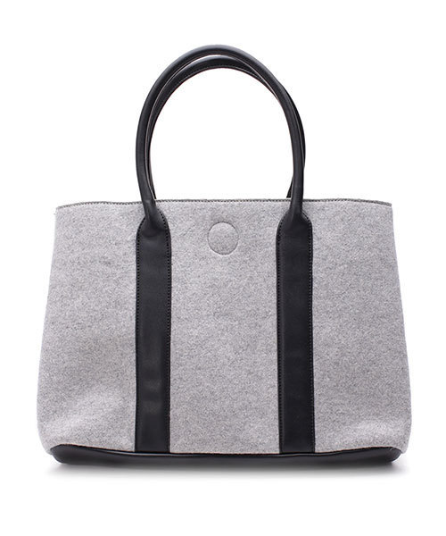 NANO universe（ナノユニバース）の「ウールトート（トートバッグ・レディース・ネイビー/ライトグレー/グレー・FREE）」の10枚目の写真