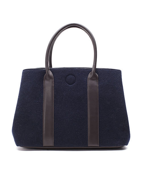 NANO universe（ナノユニバース）の「ウールトート（トートバッグ・レディース・ネイビー/ライトグレー/グレー・FREE）」の11枚目の写真