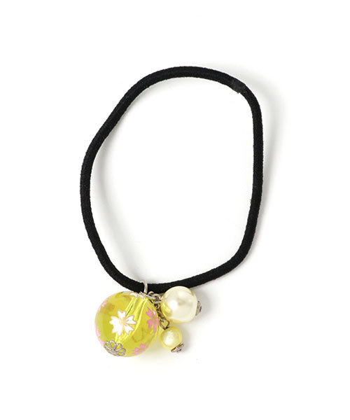 カヤ（カヤ）の「【カヤ】ホワイトファクトリー 手毬ヘアゴム 都桜