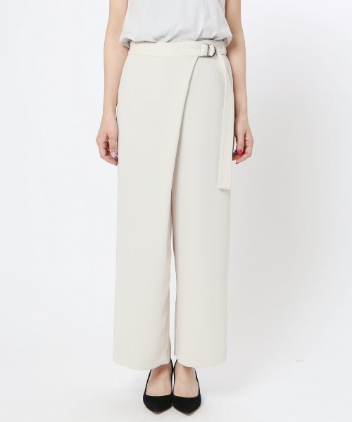 journal standard L'essage（ジャーナルスタンダードレサージュ）の「ダブルサテンフロントタックパンツ#（その他パンツ・レディース・ホワイト/キャメル/カーキ・36/38）」の18枚目の写真