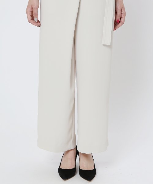 journal standard L'essage（ジャーナルスタンダードレサージュ）の「ダブルサテンフロントタックパンツ#（その他パンツ・レディース・ホワイト/キャメル/カーキ・36/38）」の10枚目の写真