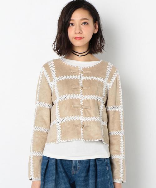 Another Edition（アナザーエディション）の「AEFC ｶｷﾞﾊﾞﾘ PATCHWORK JK ◆（その他アウター・レディース・ライトグレー/ベージュ・FREE）」の12枚目の写真