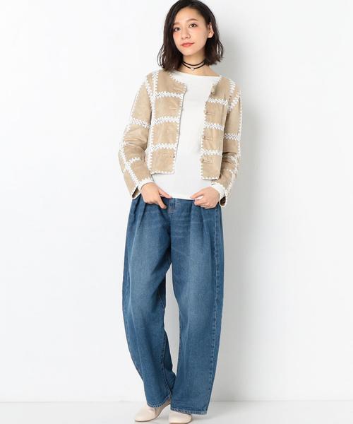 Another Edition（アナザーエディション）の「AEFC ｶｷﾞﾊﾞﾘ PATCHWORK JK ◆（その他アウター・レディース・ライトグレー/ベージュ・FREE）」の14枚目の写真