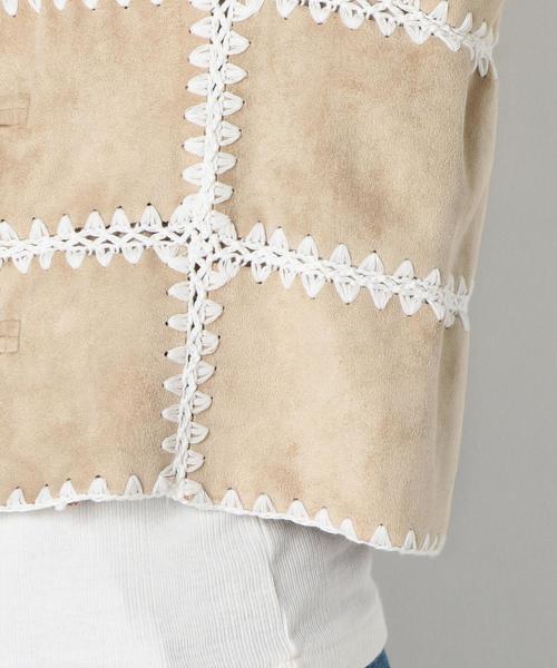 Another Edition（アナザーエディション）の「AEFC ｶｷﾞﾊﾞﾘ PATCHWORK JK ◆（その他アウター・レディース・ライトグレー/ベージュ・FREE）」の5枚目の写真