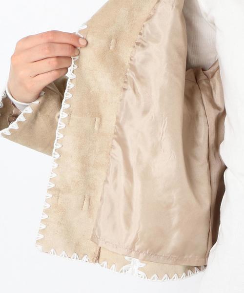 Another Edition（アナザーエディション）の「AEFC ｶｷﾞﾊﾞﾘ PATCHWORK JK ◆（その他アウター・レディース・ライトグレー/ベージュ・FREE）」の6枚目の写真