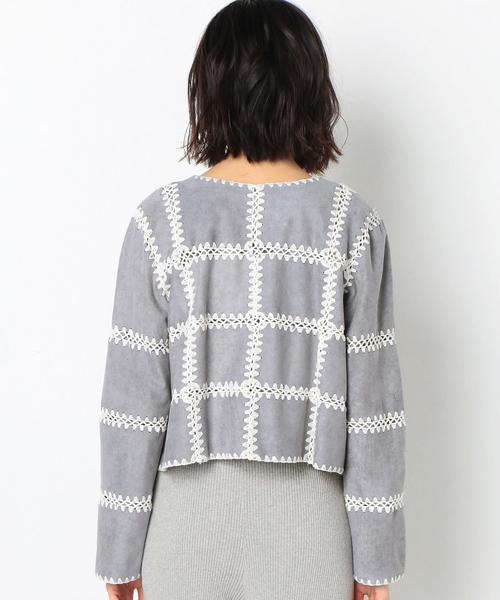 Another Edition（アナザーエディション）の「AEFC ｶｷﾞﾊﾞﾘ PATCHWORK JK ◆（その他アウター・レディース・ライトグレー/ベージュ・FREE）」の9枚目の写真