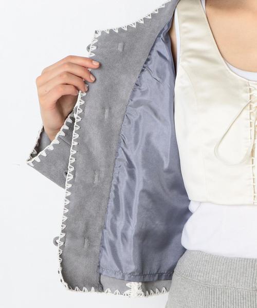 Another Edition（アナザーエディション）の「AEFC ｶｷﾞﾊﾞﾘ PATCHWORK JK ◆（その他アウター・レディース・ライトグレー/ベージュ・FREE）」の10枚目の写真