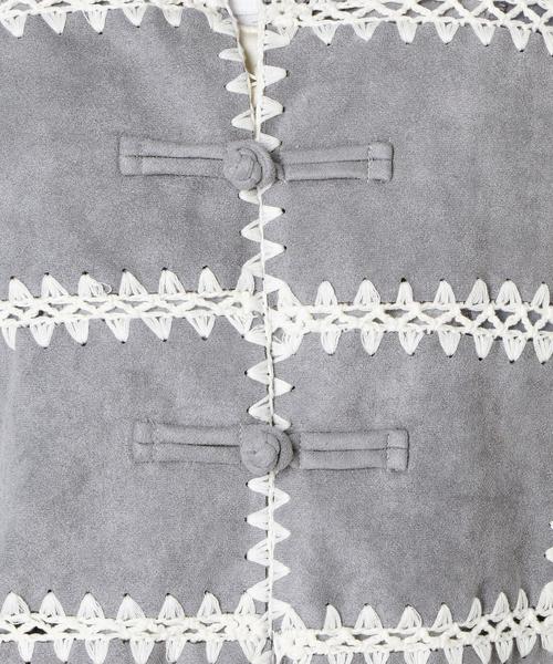 Another Edition（アナザーエディション）の「AEFC ｶｷﾞﾊﾞﾘ PATCHWORK JK ◆（その他アウター・レディース・ライトグレー/ベージュ・FREE）」の3枚目の写真