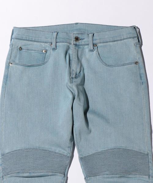 MONKEY TIME(モンキータイム)の「<monkey time> DENIM BIKER SKINNY/デニムパンツ ◆(デニムパンツ・メンズ・ライトブルー・X-LARGE/LARGE/MEDIUM/SMALL)」の8枚目の写真