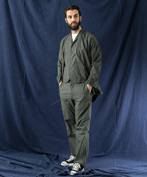 WORK NOT WORK URBAN RESEARCH(ワークノットワークアーバンリサーチ)の「WORK NOT WORK タイプライターフィッシュテールレイバーシャツ(その他アウター・メンズ・カーキ・LARGE/SMALL/MEDIUM)」の3枚目の写真