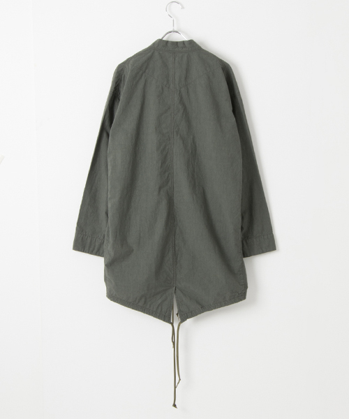 WORK NOT WORK URBAN RESEARCH(ワークノットワークアーバンリサーチ)の「WORK NOT WORK タイプライターフィッシュテールレイバーシャツ(その他アウター・メンズ・カーキ・LARGE/SMALL/MEDIUM)」の12枚目の写真
