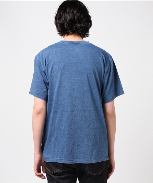 STUDIOUS(ステュディオス)の「【UNITED ATHLE】5.3ozインディゴポケットTシャツ (Tシャツ/カットソー・メンズ・サックスブルー/ブルー・SMALL/MEDIUM/LARGE)」の4枚目の写真