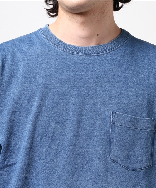 STUDIOUS(ステュディオス)の「【UNITED ATHLE】5.3ozインディゴポケットTシャツ (Tシャツ/カットソー・メンズ・サックスブルー/ブルー・SMALL/MEDIUM/LARGE)」の5枚目の写真