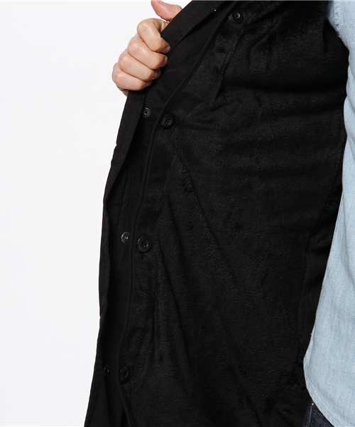 Lui's（ルイス）の「ファーﾓｯｽﾞｺｰﾄ（モッズコート・メンズ・ブラック/カーキ・SMALL/LARGE/MEDIUM）」の11枚目の写真