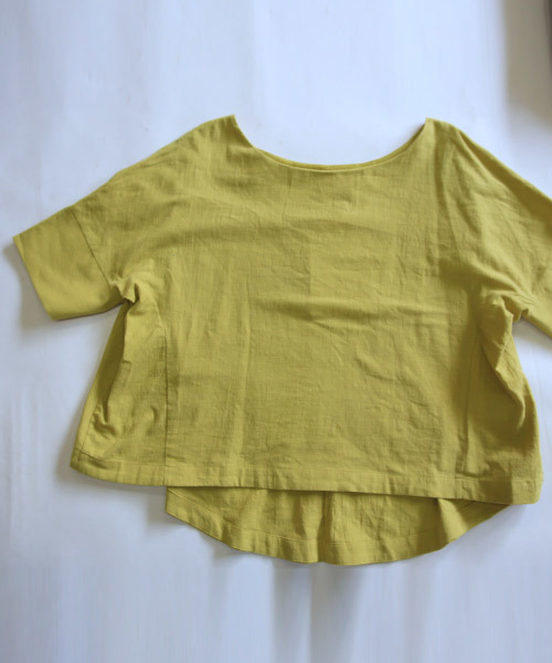 antiqua（アンティカ）の「ドルマントップス（Tシャツ/カットソー・レディース・ブルー/マスタード・FREE）」の7枚目の写真