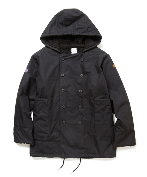 rehacer(レアセル)の「rehacer : Boa Trench Coat(ミリタリージャケット・メンズ・キャメル/ブラック/カーキ・SMALL/LARGE/MEDIUM)」の1枚目の写真