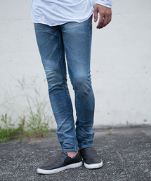 FUGA | ストレッチ箔加工デニムパンツ(デニムパンツ)