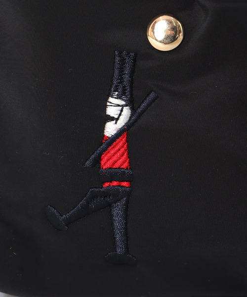 Three Four Time(スリーフォータイム)の「ショルダーポーチ付き刺繍4WAYリュック(バックパック/リュック・レディース・ブラック/その他/チェック・FREE)」の14枚目の写真