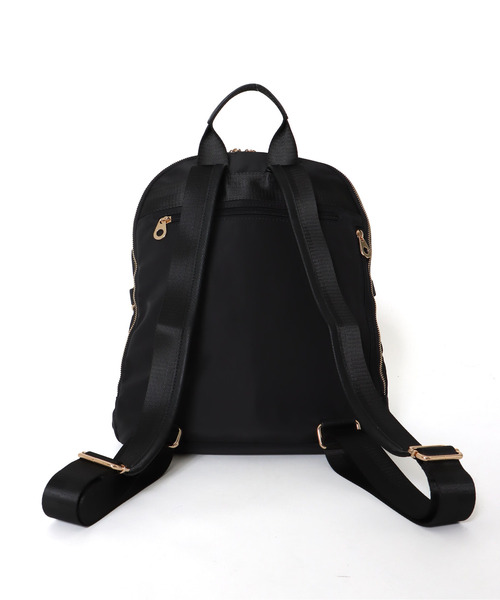 Three Four Time(スリーフォータイム)の「ショルダーポーチ付き刺繍4WAYリュック(バックパック/リュック・レディース・ブラック/その他/チェック・FREE)」の16枚目の写真