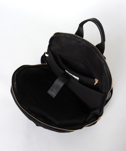 Three Four Time(スリーフォータイム)の「ショルダーポーチ付き刺繍4WAYリュック(バックパック/リュック・レディース・ブラック/その他/チェック・FREE)」の19枚目の写真