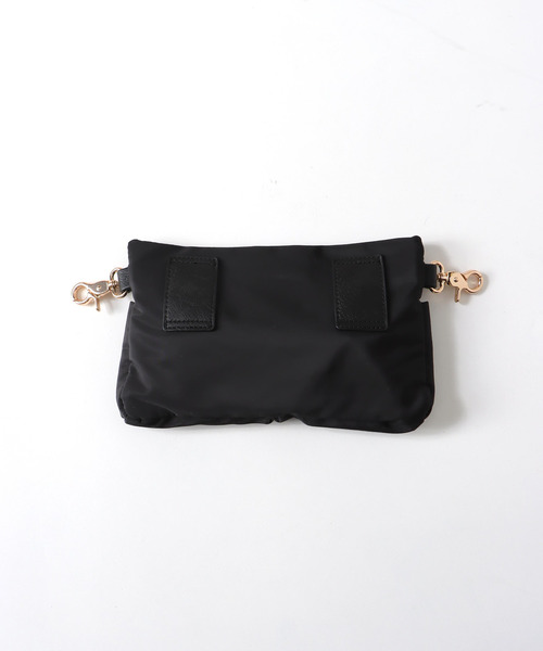 Three Four Time(スリーフォータイム)の「ショルダーポーチ付き刺繍4WAYリュック(バックパック/リュック・レディース・ブラック/その他/チェック・FREE)」の22枚目の写真