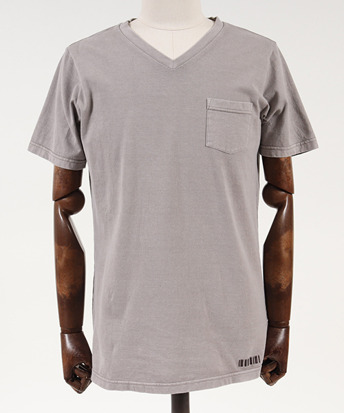 felkod(フィルコッド)の「mt4774-Vintage Like Firm Short Sleeve Pocket V Neck Tee Tシャツ(Tシャツ/カットソー・メンズ・ブラック/ネイビー/ライトグレー・L/M/S)」の15枚目の写真