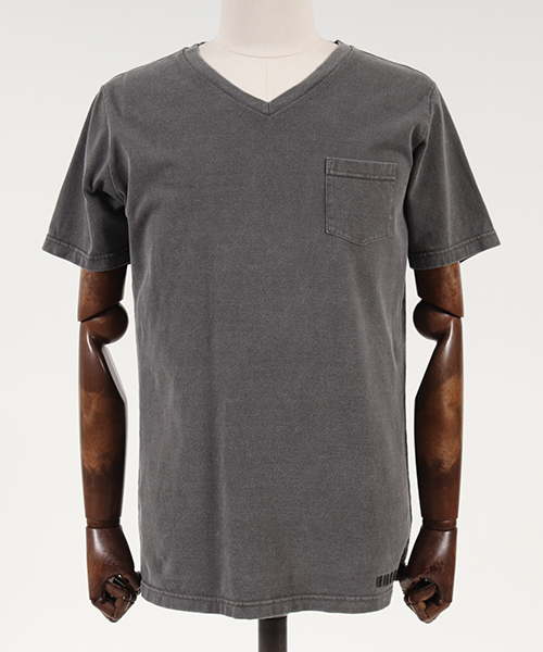 felkod(フィルコッド)の「mt4774-Vintage Like Firm Short Sleeve Pocket V Neck Tee Tシャツ(Tシャツ/カットソー・メンズ・ブラック/ネイビー/ライトグレー・L/M/S)」の10枚目の写真