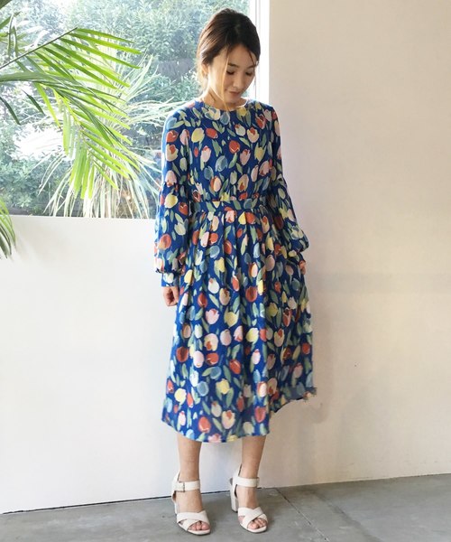 Banner Barrett バナーバレット の Tulip Print Dress ワンピース Wear