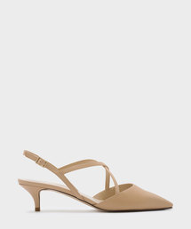 クリスクロススリングバックヒール / CRISS CROSS SLING BACK HEELS