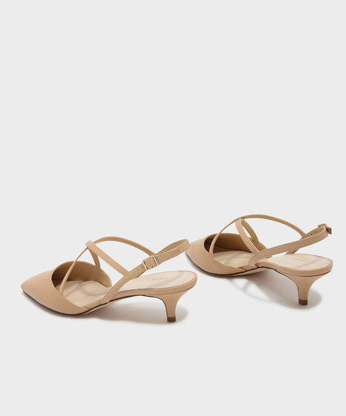CHARLES & KEITH(チャールズ & キース)の「クリスクロススリングバックヒール / CRISS CROSS SLING BACK HEELS(パンプス・レディース・ブラック/レッド/アイボリー・22.5cm/23.5cm/23cm/24.5cm/25cm)」の12枚目の写真