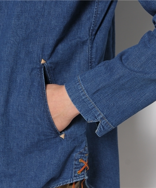 BEAMS（ビームス）の「orslwｳｴｽﾀﾝDnmCgn（カーディガン/ボレロ・メンズ・インディゴブルー・M(2)/L(3)）」の7枚目の写真