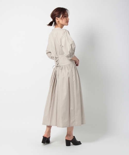 laboratory work（ラボラトリーワーク）の「コルセットガウンワンピース（ワンピース・レディース・オフホワイト/グレー系その他・MEDIUM）」の2枚目の写真