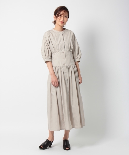 laboratory work（ラボラトリーワーク）の「コルセットガウンワンピース（ワンピース・レディース・オフホワイト/グレー系その他・MEDIUM）」の17枚目の写真