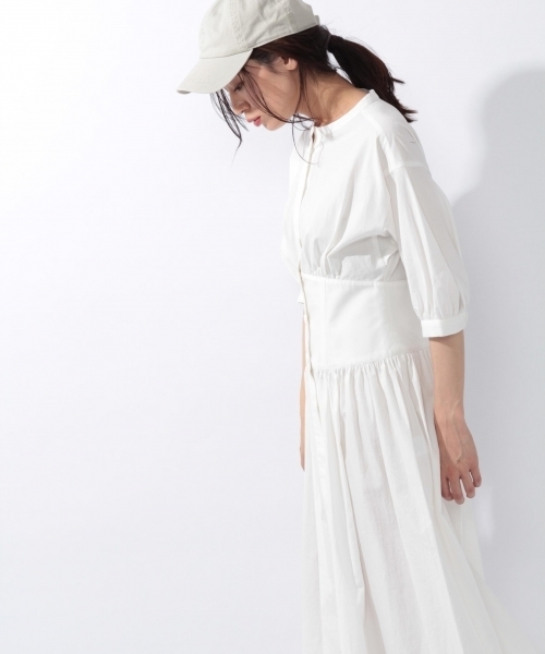 laboratory work（ラボラトリーワーク）の「コルセットガウンワンピース（ワンピース・レディース・オフホワイト/グレー系その他・MEDIUM）」の19枚目の写真