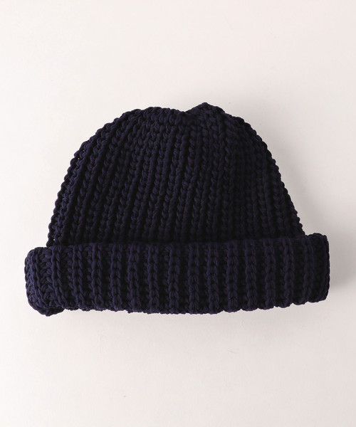 BEAUTY&YOUTH UNITED ARROWS（ビューティーアンドユースユナイテッドアローズ）の「BY 3G ロール ワッチキャップ ◆（ニットキャップ/ビーニー・メンズ・ホワイト/オレンジ/ブラック/ネイビー・FREE）」の3枚目の写真