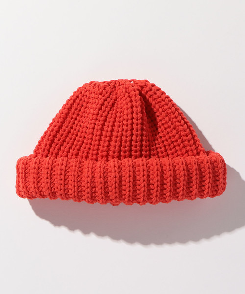 BEAUTY&YOUTH UNITED ARROWS（ビューティーアンドユースユナイテッドアローズ）の「BY 3G ロール ワッチキャップ ◆（ニットキャップ/ビーニー・メンズ・ホワイト/オレンジ/ブラック/ネイビー・FREE）」の9枚目の写真