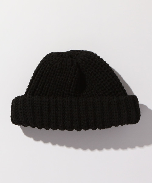 BEAUTY&YOUTH UNITED ARROWS（ビューティーアンドユースユナイテッドアローズ）の「BY 3G ロール ワッチキャップ ◆（ニットキャップ/ビーニー・メンズ・ホワイト/オレンジ/ブラック/ネイビー・FREE）」の10枚目の写真