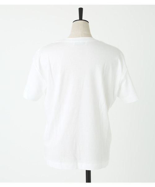 PEGGY LANA（ペギーラナ）の「Pouch × T-shirt SET（Tシャツ/カットソー・レディース・ホワイト/ライトグレー/ブラック/ターコイズブルー/オレンジ・FREE）」の8枚目の写真