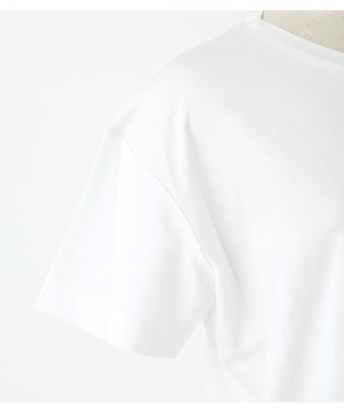 PEGGY LANA（ペギーラナ）の「Pouch × T-shirt SET（Tシャツ/カットソー・レディース・ホワイト/ライトグレー/ブラック/ターコイズブルー/オレンジ・FREE）」の10枚目の写真