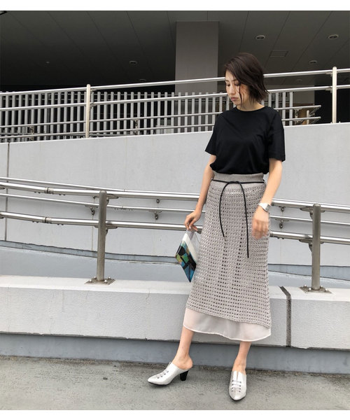 PEGGY LANA（ペギーラナ）の「Pouch × T-shirt SET（Tシャツ/カットソー・レディース・ホワイト/ライトグレー/ブラック/ターコイズブルー/オレンジ・FREE）」の22枚目の写真