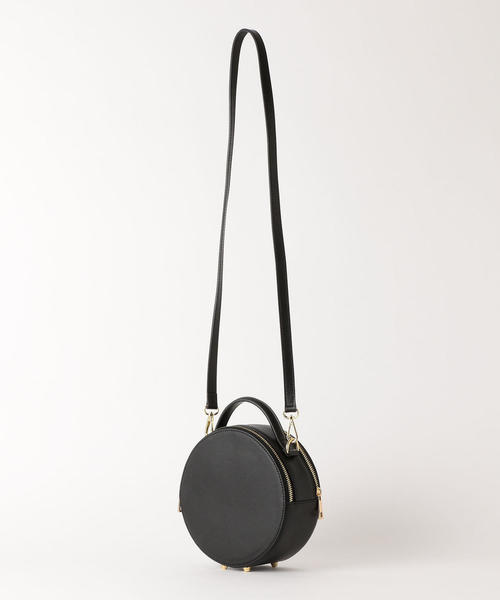 green label relaxing(グリーンレーベルリラクシング)の「ELENA FM CIRCLE BAG バッグ ◆(ショルダーバッグ・レディース・ブラック/ブラウン/レッド・FREE)」の4枚目の写真